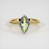 1.09 Ct. Gemstone Ring, 14K White & Yellow 1