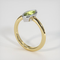 1.09 Ct. Gemstone Ring, 14K White & Yellow 2