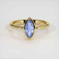 2.07 Ct. Blue Sapphire Ring, 10K Yellow Gold 1