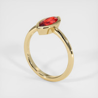 1.50 Ct. Ruby Ring, 14K Yellow Gold 2