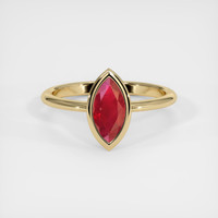 1.31 Ct. Ruby Ring, 14K Yellow Gold 1