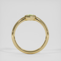 0.90 Ct. Yellowish Green Sapphire Ring, 14K Yellow Gold 3