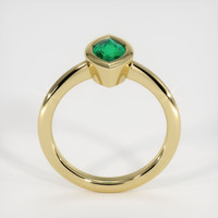 1.02 Ct. Emerald  Ring - 18K Yellow Gold