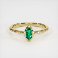 Emerald Ring 0.31 Ct., 18K Yellow Gold Preview