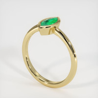 Emerald Ring 0.47 Ct., 18K Yellow Gold Preview