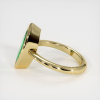 2.12 Ct. Emerald  Ring - 18K Yellow Gold
