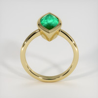 2.39 Ct. Emerald Ring, 18K Yellow Gold 3