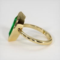 2.39 Ct. Emerald Ring, 18K Yellow Gold 4