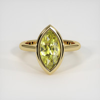 3.24 Ct. Gemstone Ring, 18K Yellow Gold 1