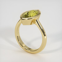 3.24 Ct. Gemstone Ring, 18K Yellow Gold 2