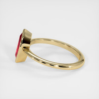 1.31 Ct. Ruby Ring, 18K Yellow Gold 4