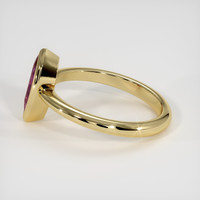 1.81 Ct. Purple Sapphire Ring, 18K Yellow Gold 4