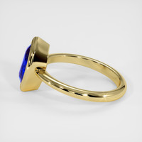 2.07 Ct. Blue Sapphire Ring, 18K Yellow Gold 4