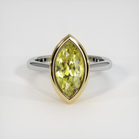 3.24 Ct. Gemstone Ring, 14K Yellow & White 1