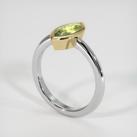 1.09 Ct. Gemstone Ring, 14K Yellow & White 2