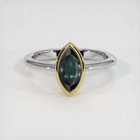 1.16 Ct. Gemstone Ring, 14K Yellow & White 1