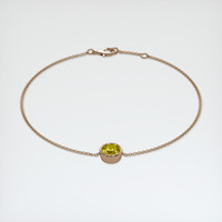 <span>1.23</span>&nbsp;<span class="tooltip-light">Ct.Tw.<span class="tooltiptext">Total Carat Weight</span></span> Gemstone Bracelet, 14K Rose Gold 2