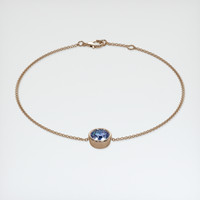 1.25 Ct.Tw. Gemstone Bracelet, 14K Rose Gold 2