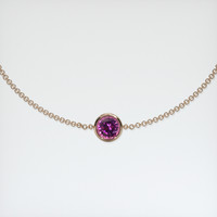 0.88 Ct.Tw. Gemstone Bracelet, 14K Rose Gold 1