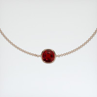 <span>1.31</span>&nbsp;<span class="tooltip-light">Ct.Tw.<span class="tooltiptext">Total Carat Weight</span></span> Ruby Bracelet, 14K Rose Gold 1