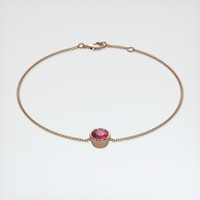 <span>1.51</span>&nbsp;<span class="tooltip-light">Ct.Tw.<span class="tooltiptext">Total Carat Weight</span></span> Ruby Bracelet, 14K Rose Gold 2