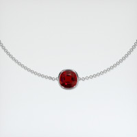 <span>1.31</span>&nbsp;<span class="tooltip-light">Ct.Tw.<span class="tooltiptext">Total Carat Weight</span></span> Ruby Bracelet, 14K White Gold 1