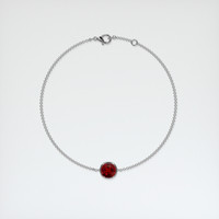 1.31 Ct.Tw. Ruby Bracelet, 14K White Gold 3