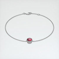 <span>1.51</span>&nbsp;<span class="tooltip-light">Ct.Tw.<span class="tooltiptext">Total Carat Weight</span></span> Ruby Bracelet, 14K White Gold 2