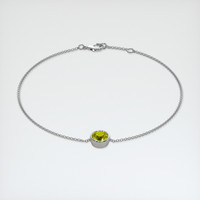 <span>1.01</span>&nbsp;<span class="tooltip-light">Ct.Tw.<span class="tooltiptext">Total Carat Weight</span></span> Gemstone Bracelet, 18K White Gold 2