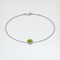 1.01 Ct.Tw. Gemstone Bracelet, 18K White Gold 2