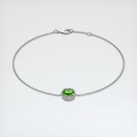 1.20 Ct.Tw. Gemstone Bracelet, 18K White Gold 2