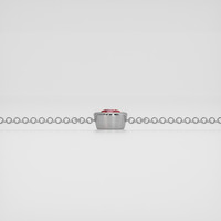 <span>0.76</span>&nbsp;<span class="tooltip-light">Ct.Tw.<span class="tooltiptext">Total Carat Weight</span></span> Red Spinel Bracelet, 18K White Gold 4