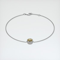 1.21 Ct.Tw. Gemstone Bracelet, 18K White Gold 2