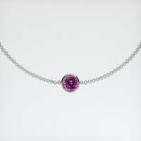 0.88 Ct.Tw. Gemstone Bracelet, 18K White Gold 1