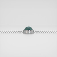 <span>1.83</span>&nbsp;<span class="tooltip-light">Ct.Tw.<span class="tooltiptext">Total Carat Weight</span></span> Greenish Blue Sapphire Bracelet, 18K White Gold 4