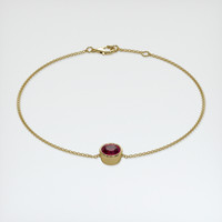 <span>1.56</span>&nbsp;<span class="tooltip-light">Ct.Tw.<span class="tooltiptext">Total Carat Weight</span></span> Ruby Bracelet, 14K Yellow Gold 2