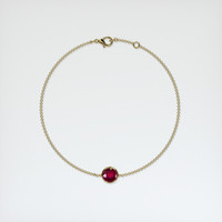 <span>1.56</span>&nbsp;<span class="tooltip-light">Ct.Tw.<span class="tooltiptext">Total Carat Weight</span></span> Ruby Bracelet, 14K Yellow Gold 3