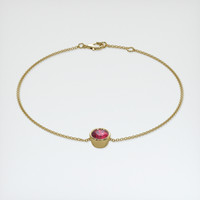 <span>1.51</span>&nbsp;<span class="tooltip-light">Ct.Tw.<span class="tooltiptext">Total Carat Weight</span></span> Ruby Bracelet, 14K Yellow Gold 2