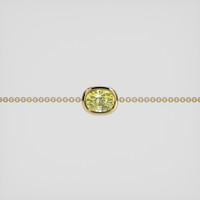 <span>2.14</span>&nbsp;<span class="tooltip-light">Ct.Tw.<span class="tooltiptext">Total Carat Weight</span></span> Yellow Sapphire Bracelet, 14K Yellow Gold 1