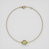 <span>2.14</span>&nbsp;<span class="tooltip-light">Ct.Tw.<span class="tooltiptext">Total Carat Weight</span></span> Yellow Sapphire Bracelet, 14K Yellow Gold 3