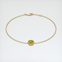 <span>1.23</span>&nbsp;<span class="tooltip-light">Ct.Tw.<span class="tooltiptext">Total Carat Weight</span></span> Gemstone Bracelet, 18K Yellow Gold 2