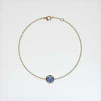 1.25 Ct.Tw. Gemstone Bracelet, 18K Yellow Gold 3