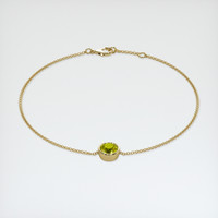 <span>1.01</span>&nbsp;<span class="tooltip-light">Ct.Tw.<span class="tooltiptext">Total Carat Weight</span></span> Gemstone Bracelet, 18K Yellow Gold 2