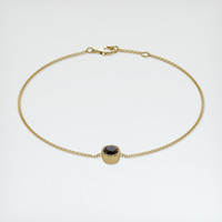 <span>0.92</span>&nbsp;<span class="tooltip-light">Ct.Tw.<span class="tooltiptext">Total Carat Weight</span></span> Gemstone Bracelet, 18K Yellow Gold 2