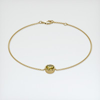 <span>1.01</span>&nbsp;<span class="tooltip-light">Ct.Tw.<span class="tooltiptext">Total Carat Weight</span></span> Gemstone Bracelet, 18K Yellow Gold 2