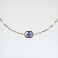 1.06 Ct.Tw. Gemstone Bracelet, 14K Rose Gold 1