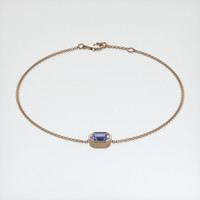 1.06 Ct.Tw. Gemstone Bracelet, 14K Rose Gold 2