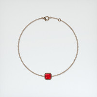 <span>1.27</span>&nbsp;<span class="tooltip-light">Ct.Tw.<span class="tooltiptext">Total Carat Weight</span></span> Ruby Bracelet, 14K Rose Gold 3