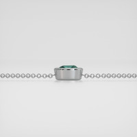 <span>0.82</span> <span class="tooltip-light">Ct.Tw.<span class="tooltiptext">Total Carat Weight</span></span> Green Grandidierite Bracelet, 14K White Gold 4