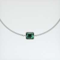 1.04 Ct.Tw. Gemstone Bracelet, 18K White Gold 1